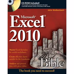 Wiley Excel 2010 Bible, Logiciel de bureautique, 1056 pages, John Walkenbach, 05/2010
