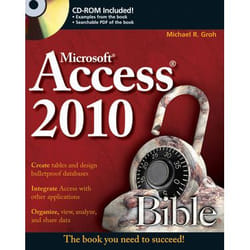 Wiley Access 2010 Bible livre & manuel de logiciels