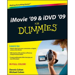 Wiley iMovie '09 & iDVD '09 For Dummies livre & manuel de logiciels 256 pages
