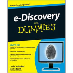 ISBN e-Discovery For Dummies