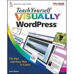Wiley Teach Yourself Visually WordPress livre & manuel de logiciels