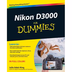 Wiley Nikon D3000 For Dummies, Photographie, 336 pages