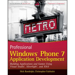 Wiley Professional Windows Phone 7 Application Development livre & manuel de logiciels 624 pages
