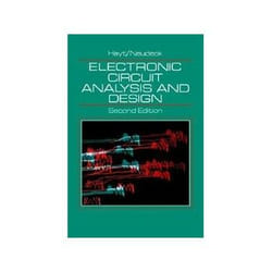 ISBN Electronic Circuit Analysis and Design 2E livre Education Anglais Couverture rigide