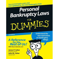 ISBN Personal Bankruptcy Laws For Dummies, 2nd Edition