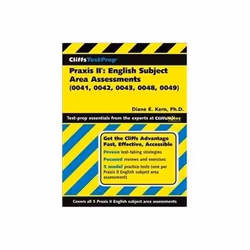 ISBN Cliffs Test Prep: Praxis II: English Subject Area Assessments (0041, 0042, 0043, 0048, 0049), Education, Anglais, 216 pa ...
