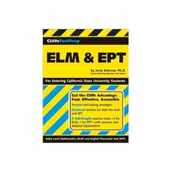 ISBN Cliffs Test Prep: ELM and EPT, Education, Anglais, 247 pages