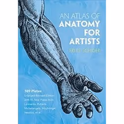 ISBN Atlas of Anatomy for Artists (Dover Anatomy for Artists), Art &amp; design, Anglais