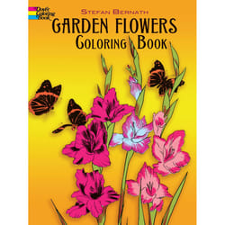 Dover Publications Garden Flowers Livre/album de coloriage