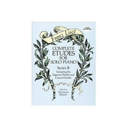 ISBN Complete Etudes for Solo Piano, Series 2: Including the Paganini Etudes and Concert Etudes livre Musique Anglais