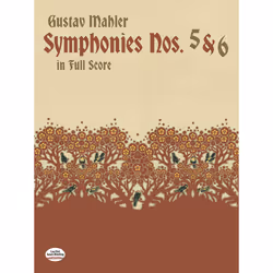 Dover Publications Symphonies Nos. 5 and 6 in Full Score, Classique, 512 pages, Gustav Mahler, 228,6 mm, 304,8 mm