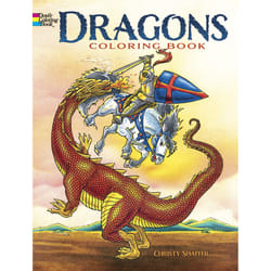 Dover Publications Dragons Coloring Book Livre/album de coloriage
