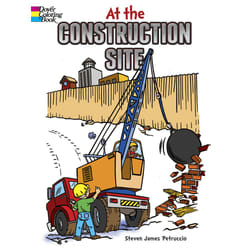 Dover Publications At the Construction Site Coloring Book Livre/album de coloriage