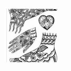 ISBN Mehndi Designs : Traditional Henna Body Art, Art &amp; design, Anglais, Livre broché, 32 pages