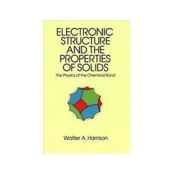 ISBN Electronic Structures and the Properties of Solids livre Education Anglais