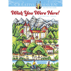 Dover Publications Creative Haven Wish You Were Here! Coloring Book Livre/album de coloriage