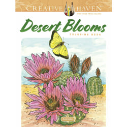 Dover Publications Creative Haven Desert Blooms Coloring Book Livre/album de coloriage