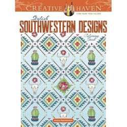Dover Publications Creative Haven Stylish Southwestern Designs Coloring Book Livre/album de coloriage