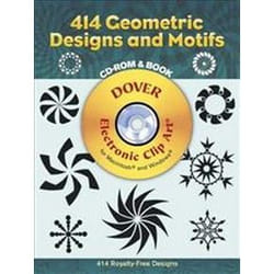 ISBN 414 Geometric Designs and Motifs with CDROM livre Art & design Anglais 48 pages