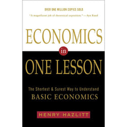 ISBN Economics in One Lesson livre