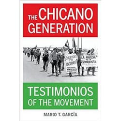 ISBN Chicano Generation : Testimonios of the Movement livre histoire Anglais