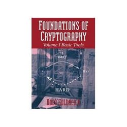 ISBN Foundations of Cryptography Volume 1: Basic Tools livre Informatique et Internet Anglais