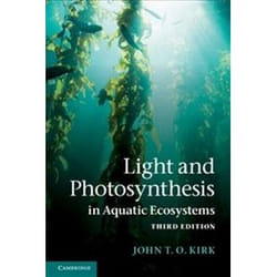 ISBN Light and Photosynthesis in Aquatic Ecosystems 3e
