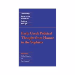 ISBN EARLY GREEK POLITICAL THOUGHT, politique, Anglais, 388 pages