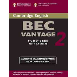 Cambridge Bec Vantage 2 With Answers