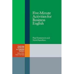 Five Minute Activities For Business English, Cambridge Handbooks for Language Teachers