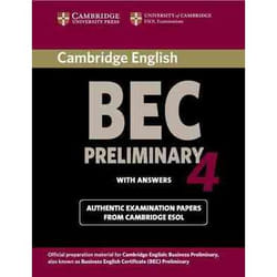Cambridge Bec 4 Preliminary Student's Book With Answers