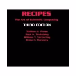 ISBN Numerical Recipes 3E : The Art of Scientific Computing, Education, Anglais, Couverture rigide, 1235 pages