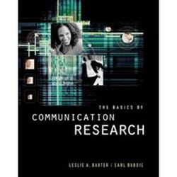 ISBN Basics of Communication Research livre société Anglais