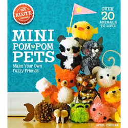KLUTZ Mini Pom-Pom Pets, Kit de loisirs créatifs pour enfants, 8 an(s), Couleurs assorties
