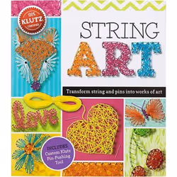 KLUTZ String Art, Kit de loisirs créatifs pour enfants, 8 an(s), Couleurs assorties