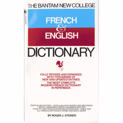 ISBN The Bantam New College French &amp; English Dictionary, Édition de poche, 752 pages
