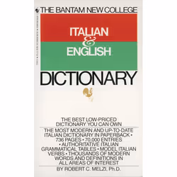 ISBN The Bantam New College Italian &amp; English Dictionary, Édition de poche, 736 pages
