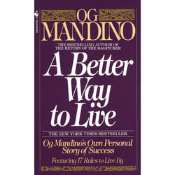 ISBN A Better Way to Live livre Édition de poche