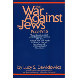 ISBN The War Against the Jews livre