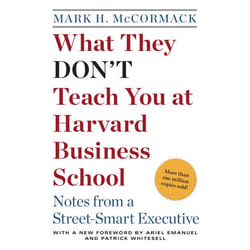 ISBN What They Don’t Teach You at Harvard Business School livre biographie Anglais