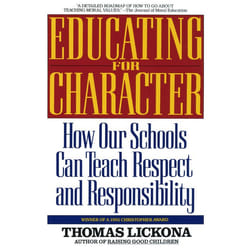 ISBN Educating for Character livre