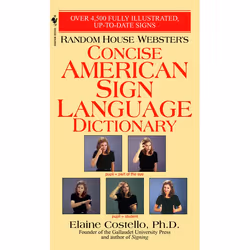 ISBN Random House Webster’s Concise American Sign Language Dictionary, Édition de poche, 528 pages