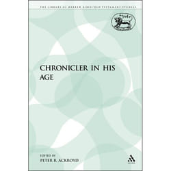 ISBN The Chronicler in His Age livre Religion Anglais Livre broché 400 pages