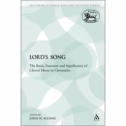 ISBN The Lord's Song (The Basis, Function and Significance of Choral Music in Chronicles), Religion, Anglais, Livre broché, 2 ...