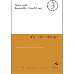 ISBN The Historical Jesus? (Necessity and Limits of an Inquiry) Couverture rigide