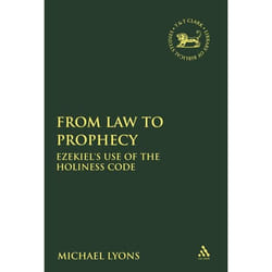 ISBN From Law to Prophecy (Ezekiel's Use of the Holiness Code) livre Religion Anglais Couverture rigide
