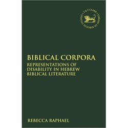 ISBN Biblical Corpora (Representations of Disability in Hebrew Biblical Literature) livre Religion Anglais Couverture rigide