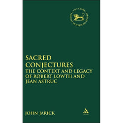 ISBN Sacred Conjectures (The Context and Legacy of Robert Lowth and Jean Astruc) livre Religion Anglais Couverture rigide