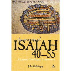 ISBN The Message of Isaiah 40-55 (A Literary-Theological Commentary) Couverture rigide