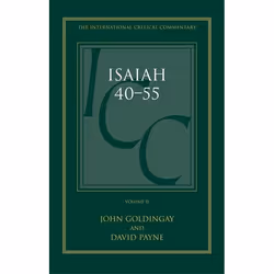 ISBN Isaiah 40-55 Vol 2 (ICC) (A Critical and Exegetical Commentary), Anglais, Couverture rigide, 392 pages